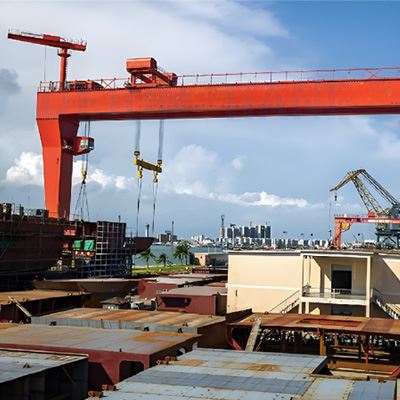 180ton konstriksyon bato Gantry Crane